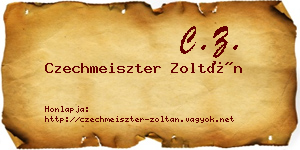 Czechmeiszter Zoltán névjegykártya