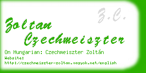 zoltan czechmeiszter business card